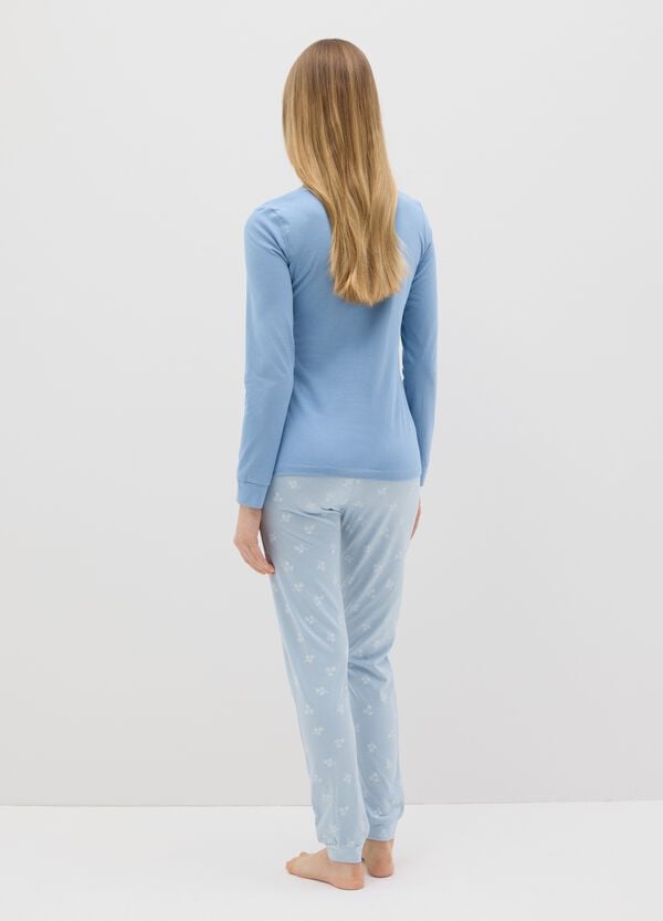 Ovs Pigiama Lungo Con Applicazione Bouclé