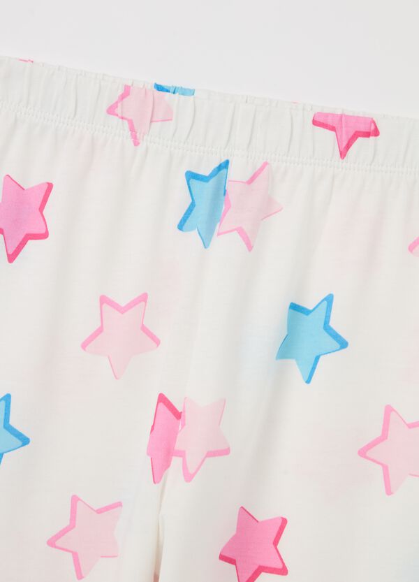 Ovs Pigiama Lungo Con Stampa Stelle Multicolore