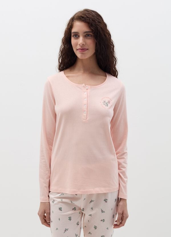 Ovs Pigiama Lungo Stampa Fiorellini