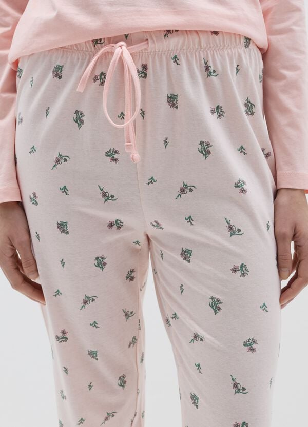 Ovs Pigiama Lungo Stampa Fiorellini