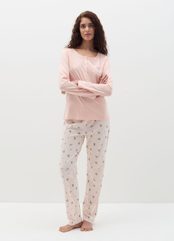 Ovs Pigiama lungo stampa fiorellini