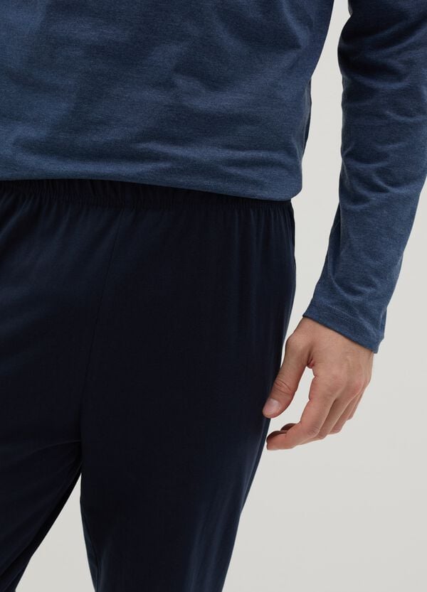 Ovs Pigiama Lungo Top Con Scollo A V