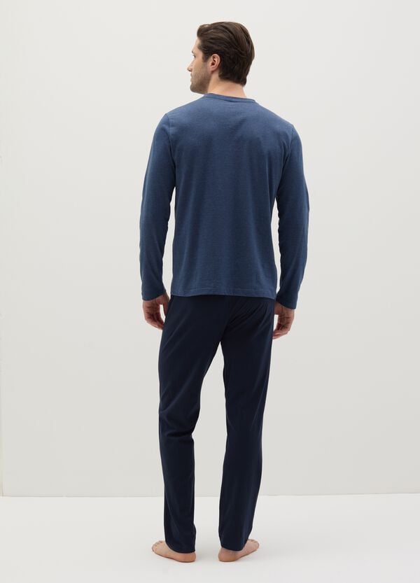 Ovs Pigiama Lungo Top Con Scollo A V