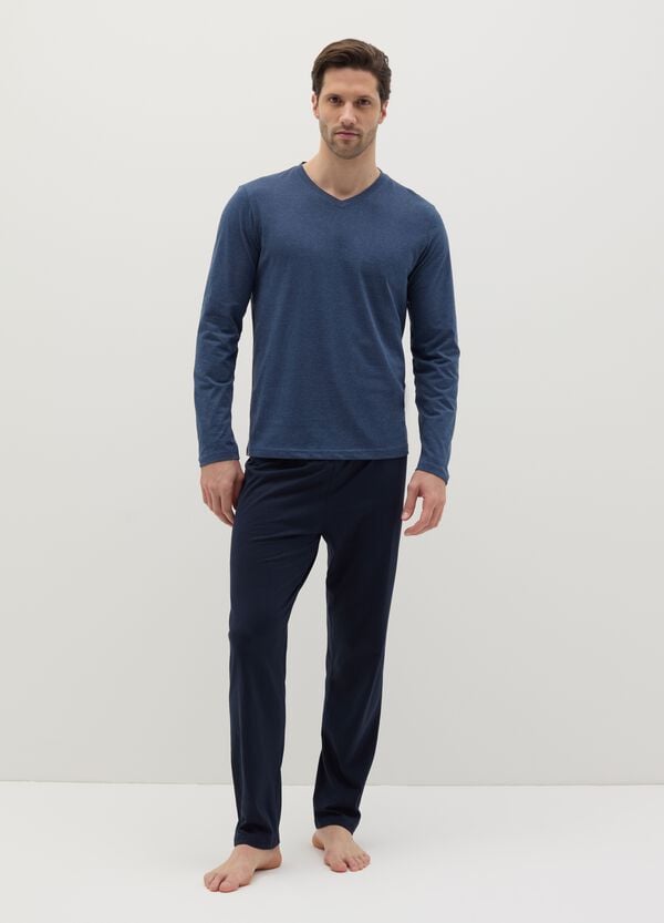 Ovs Pigiama lungo top con scollo a V