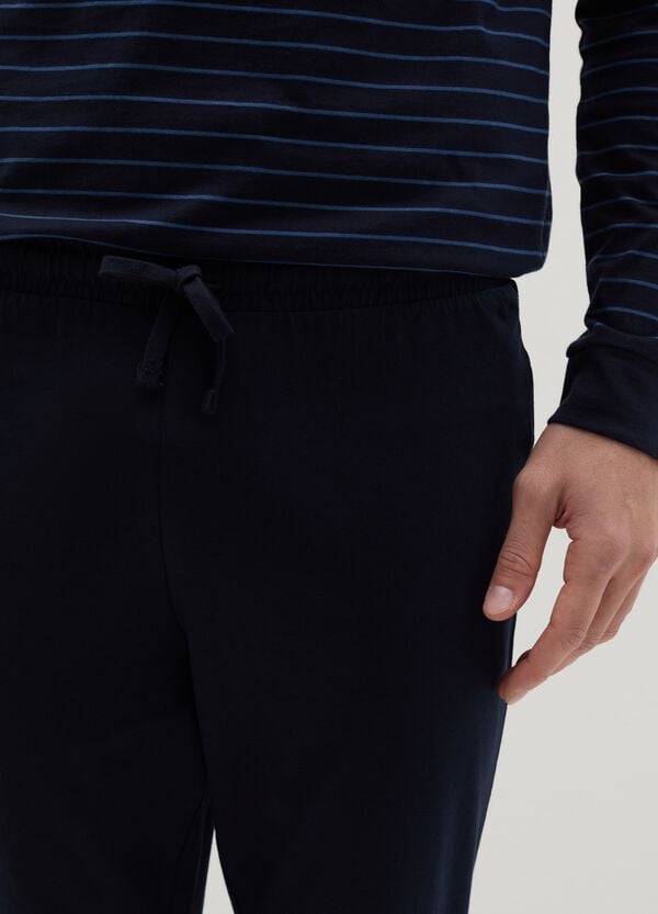 Ovs Pigiama Top A Righe Con Scollo Serafino