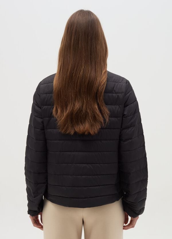 Ovs Piumino Corto Ultralight A Collo Alto