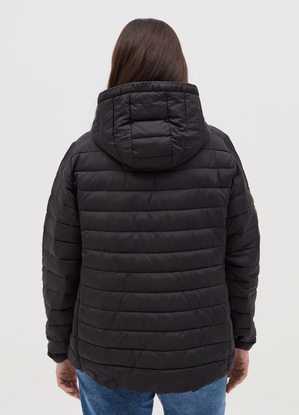 Ovs Piumino Corto Ultralight Con Cappuccio Curvy