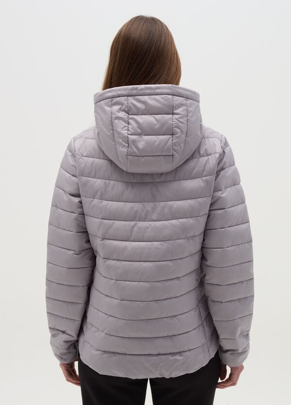 Ovs Piumino Corto Ultralight Con Cappuccio E Zip