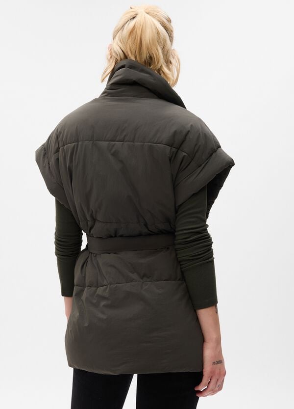 Ovs Piumino Smanicato Con Cintura