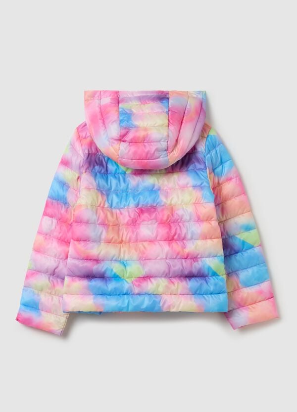 Ovs Piumino Ultralight In Fantasia Tie Dye
