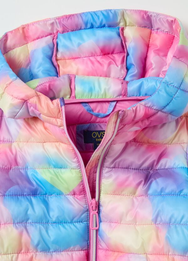 Ovs Piumino Ultralight In Fantasia Tie Dye
