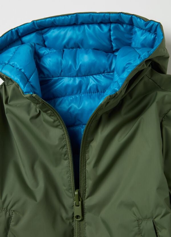 Ovs Piumino Ultralight Reversibile Con Cappuccio