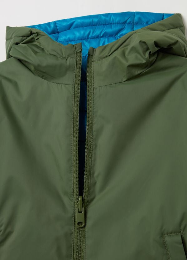 Ovs Piumino Ultralight Reversibile Con Cappuccio