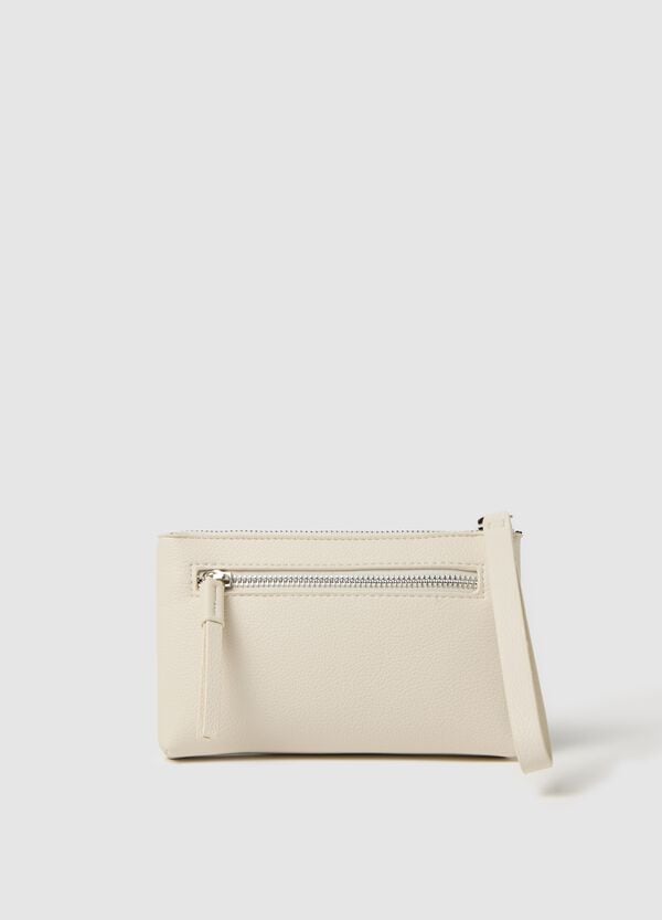 Ovs Pochette effetto martellato ecrù