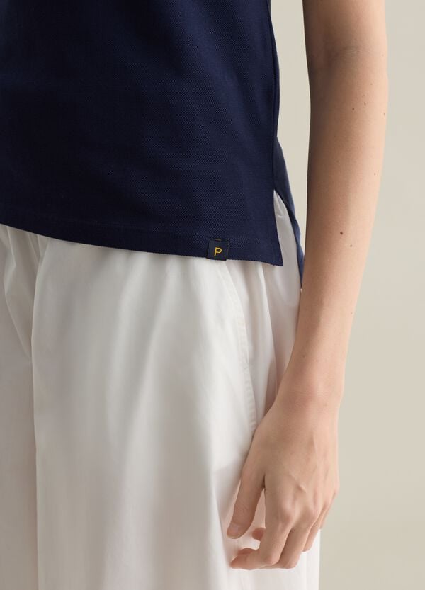 Ovs Polo A Maniche Corte In Piquet Blu