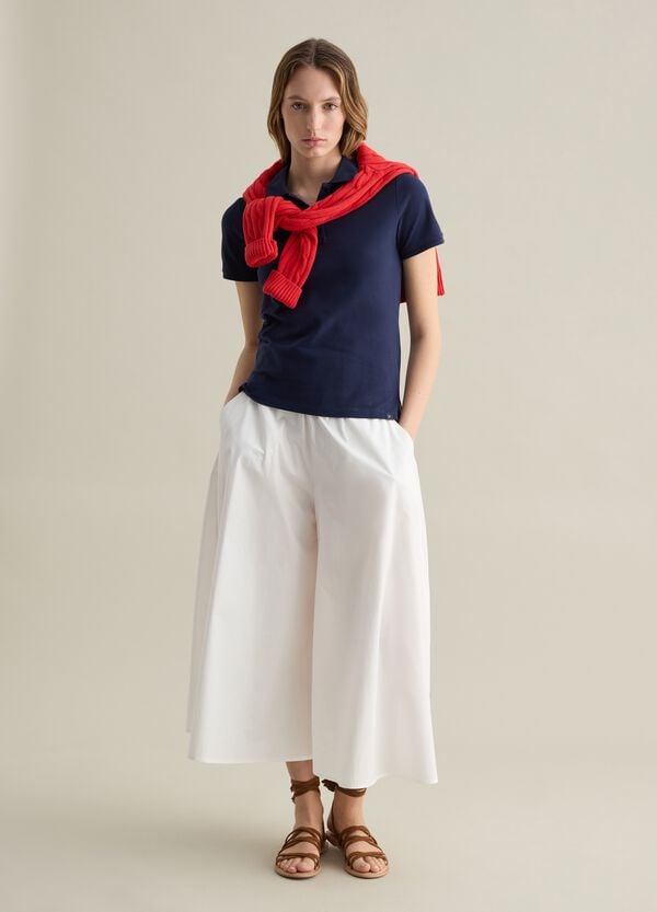 Ovs Polo A Maniche Corte In Piquet Blu