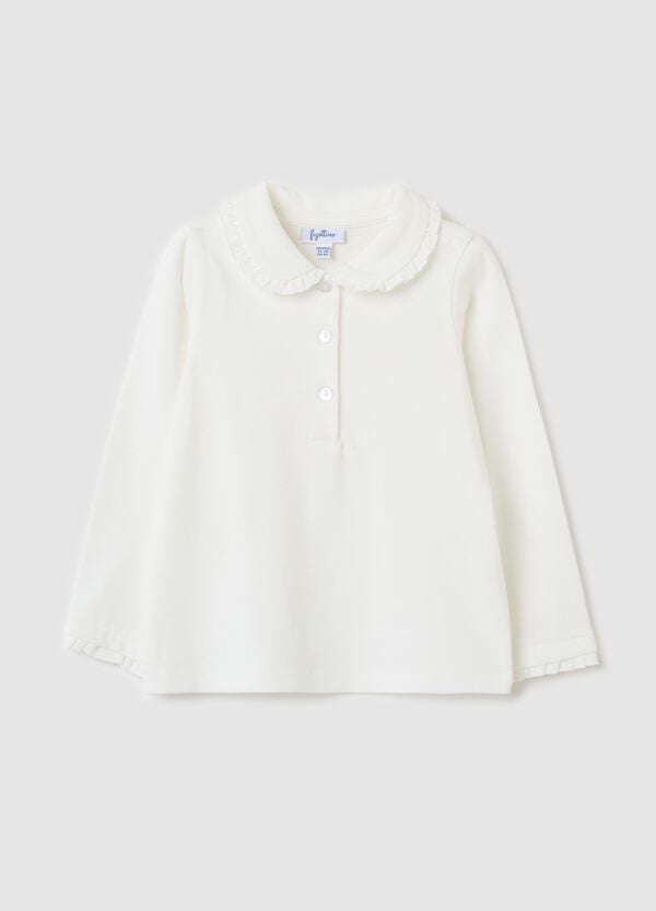 Ovs Polo a maniche lunghe con rouches