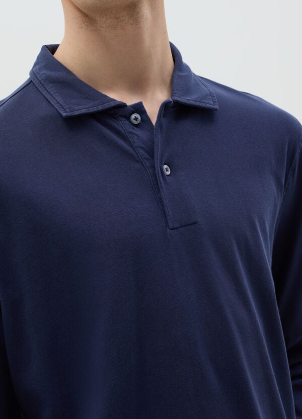 Ovs Polo A Maniche Lunghe In Cotone