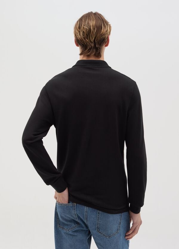 Ovs Polo A Maniche Lunghe In Cotone Bio