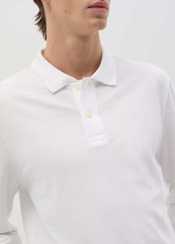 Ovs Polo A Maniche Lunghe In Cotone Bio