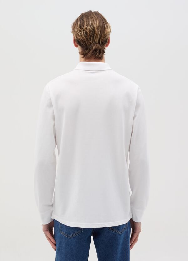 Ovs Polo A Maniche Lunghe In Cotone Bio