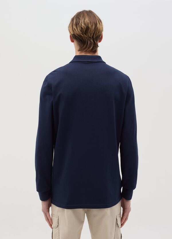 Ovs Polo A Maniche Lunghe In Cotone Bio