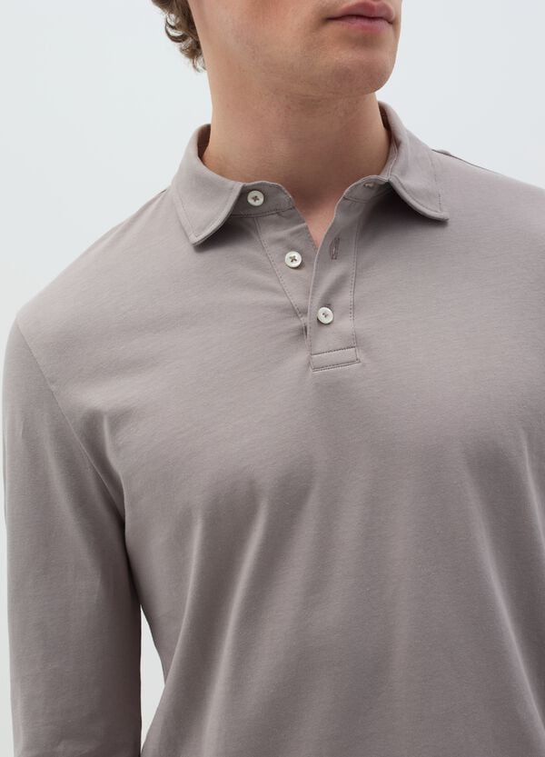Ovs Polo In Cotone A Maniche Lunghe