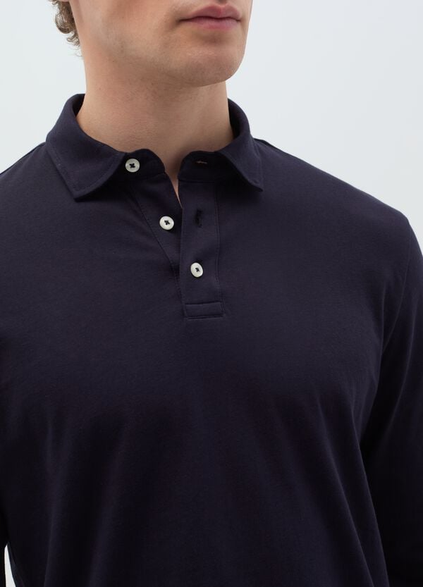 Ovs Polo In Cotone A Maniche Lunghe
