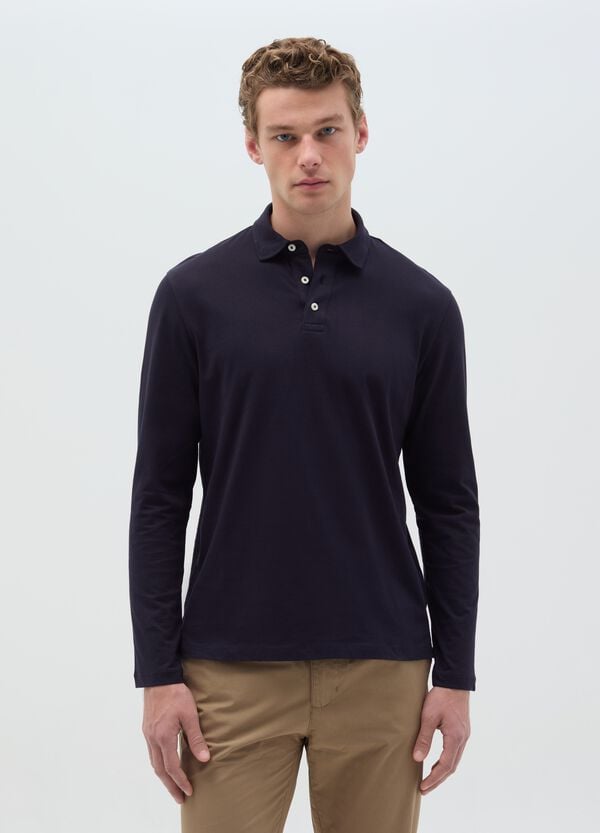 Ovs Polo in cotone a maniche lunghe