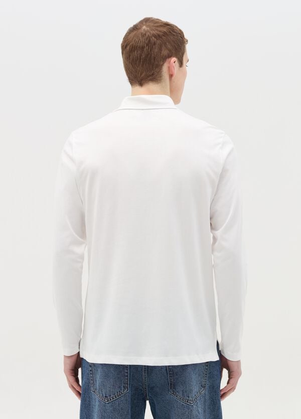 Ovs Polo In Cotone A Maniche Lunghe