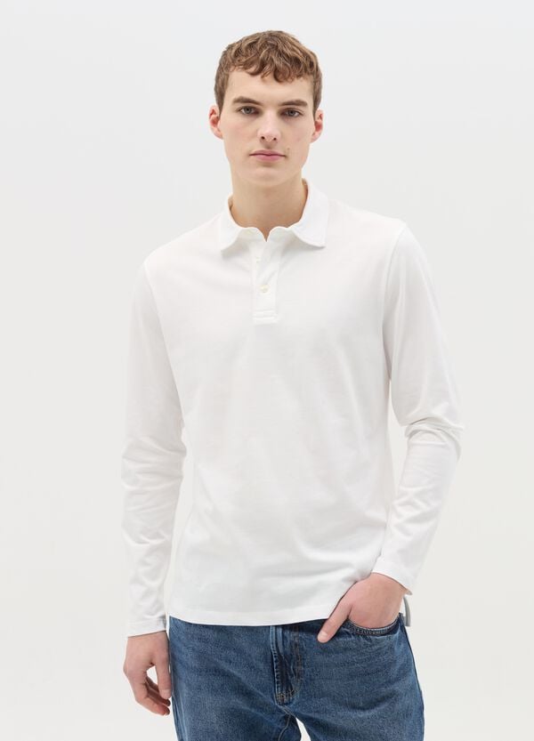 Ovs Polo in cotone a maniche lunghe