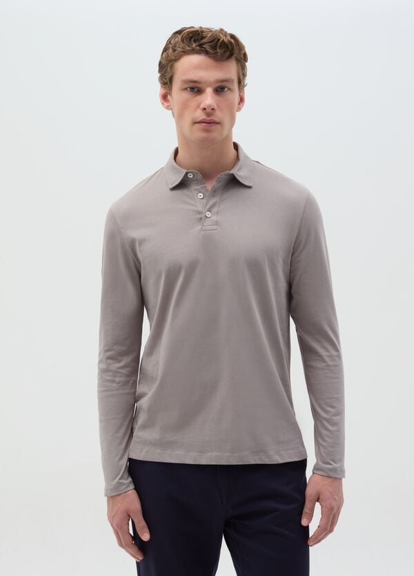Ovs Polo in cotone a maniche lunghe
