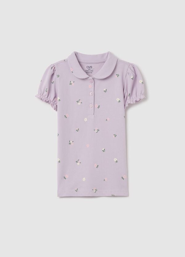 Ovs Polo in cotone bio con stampa