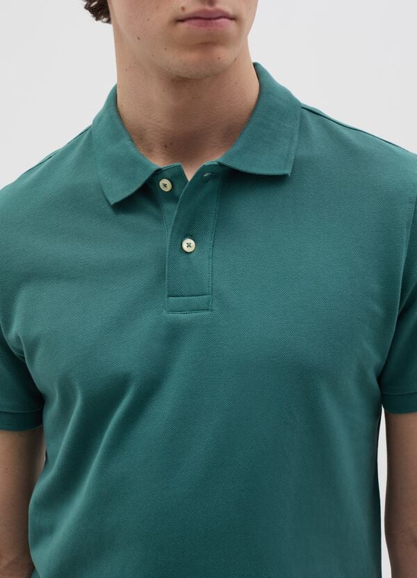 Ovs Polo In Cotone Bio Tinta Unita