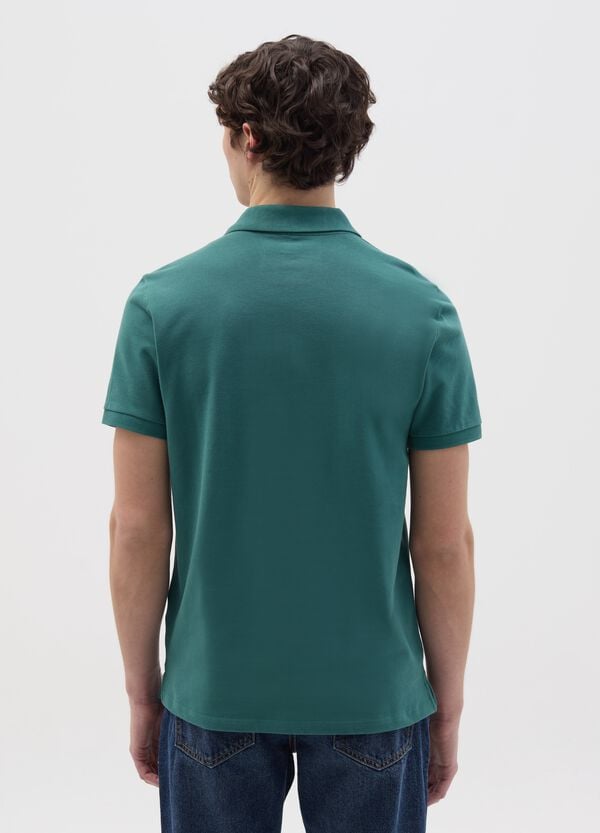 Ovs Polo In Cotone Bio Tinta Unita