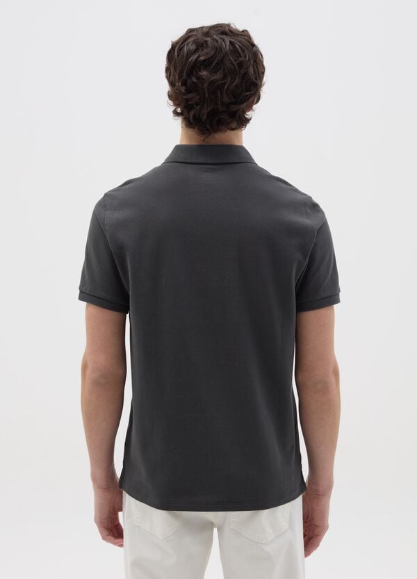 Ovs Polo In Cotone Bio Tinta Unita
