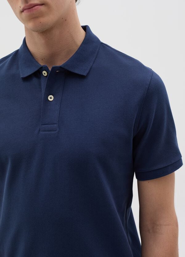 Ovs Polo In Cotone Bio Tinta Unita