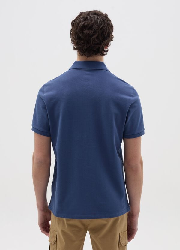 Ovs Polo In Cotone Bio Tinta Unita
