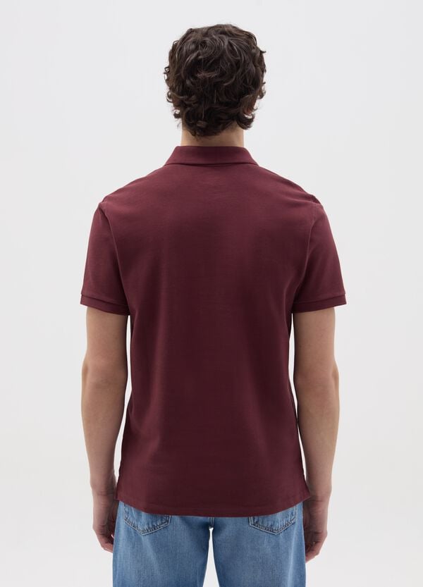 Ovs Polo In Cotone Bio Tinta Unita