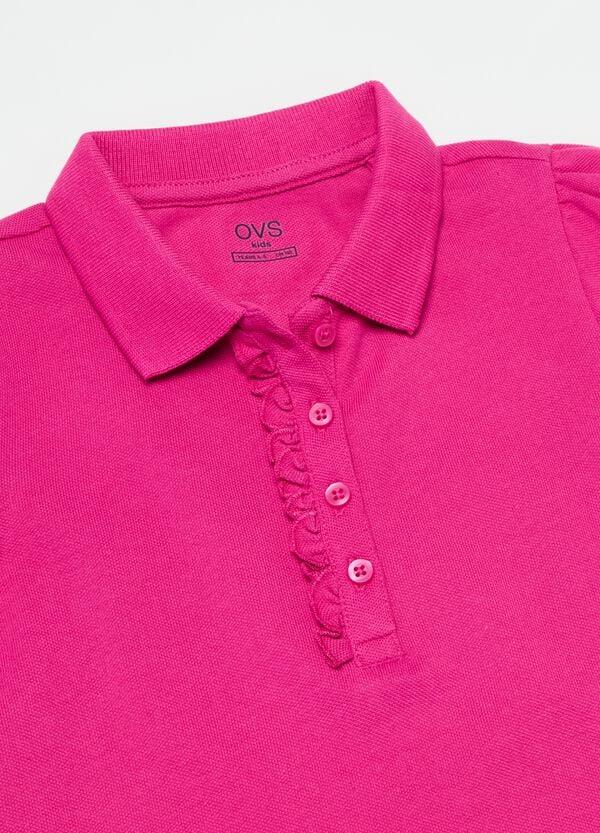 Ovs Polo In Cotone Piquet Con Rouche