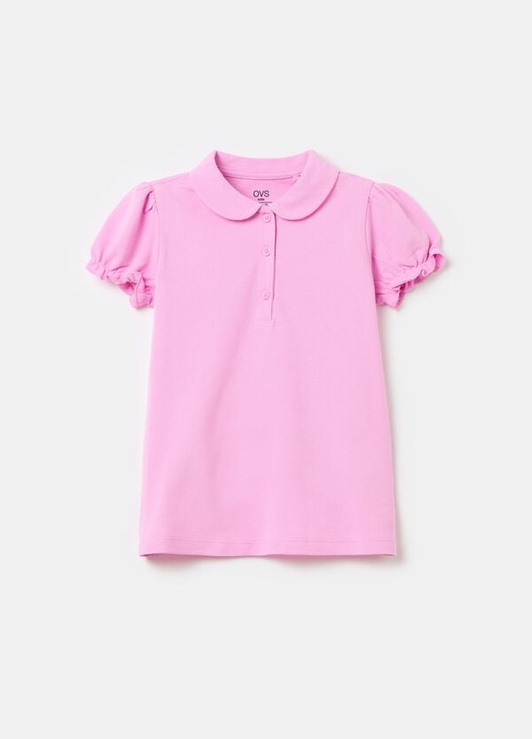 Ovs Polo in cotone piquet con rouche