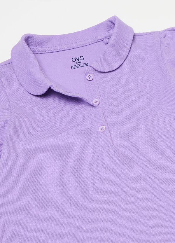 Ovs Polo In Cotone Piquet Con Rouche
