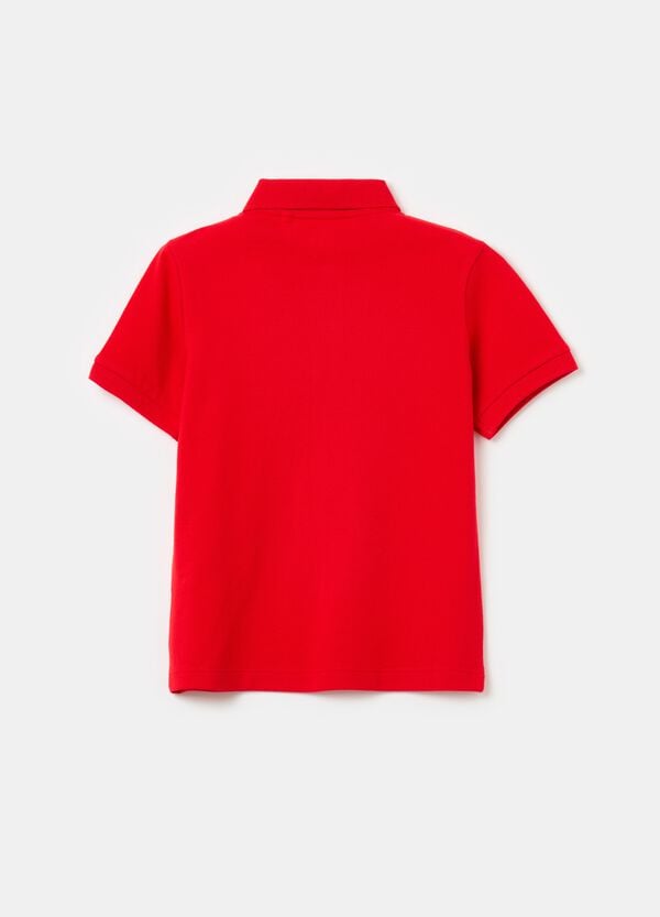 Ovs Polo In Cotone Piquet Tinta Unita