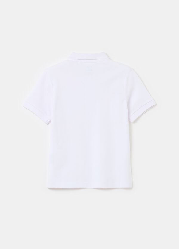 Ovs Polo In Cotone Piquet Tinta Unita