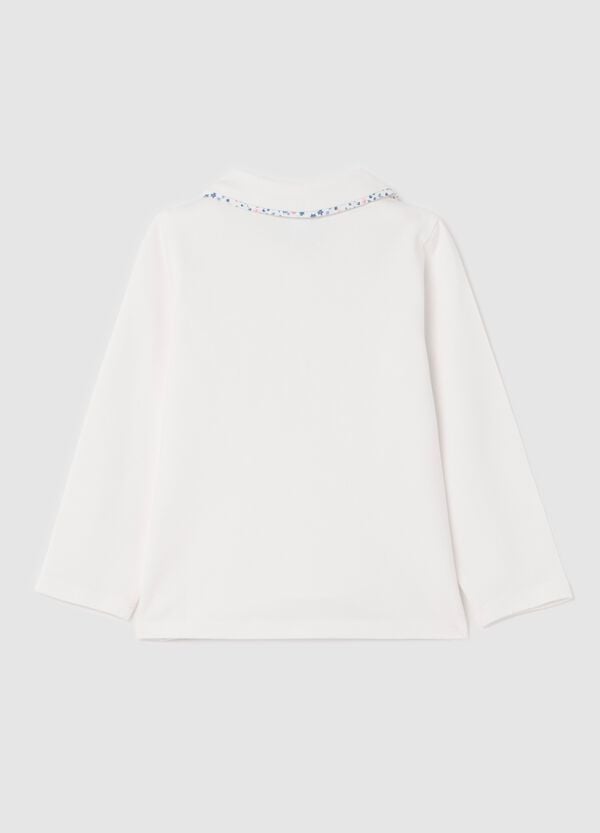 Ovs Polo In Cotone Stretch Con Rouches