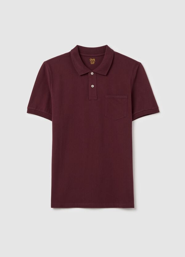 Ovs Polo in cotone stretch con tasca