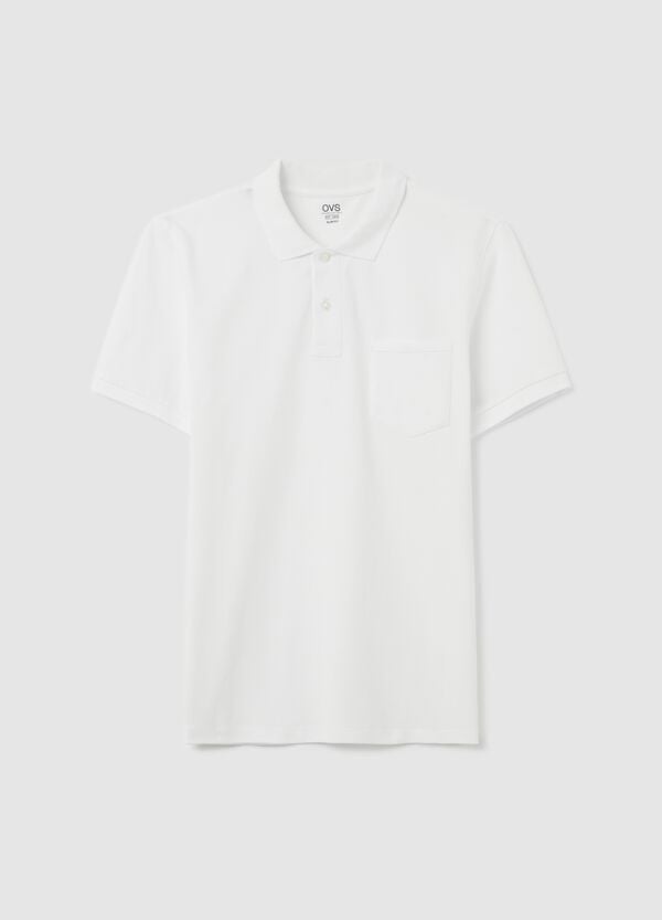 Ovs Polo in cotone stretch con tasca