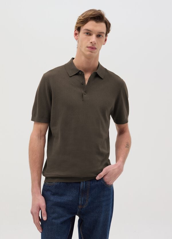 Ovs Polo in cotone tinta unita