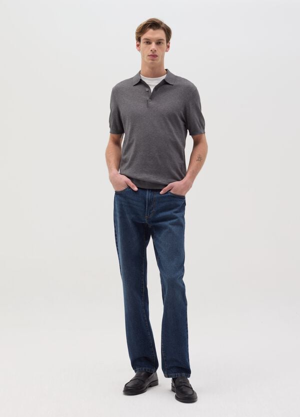 Ovs Polo in cotone tinta unita