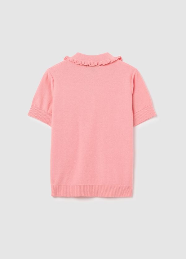 Ovs Polo In Maglia Con Ricamo Logo